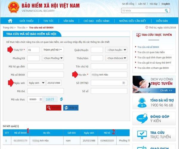 Huong dan tra cuu ma so bao hiem y te nhanh nhat