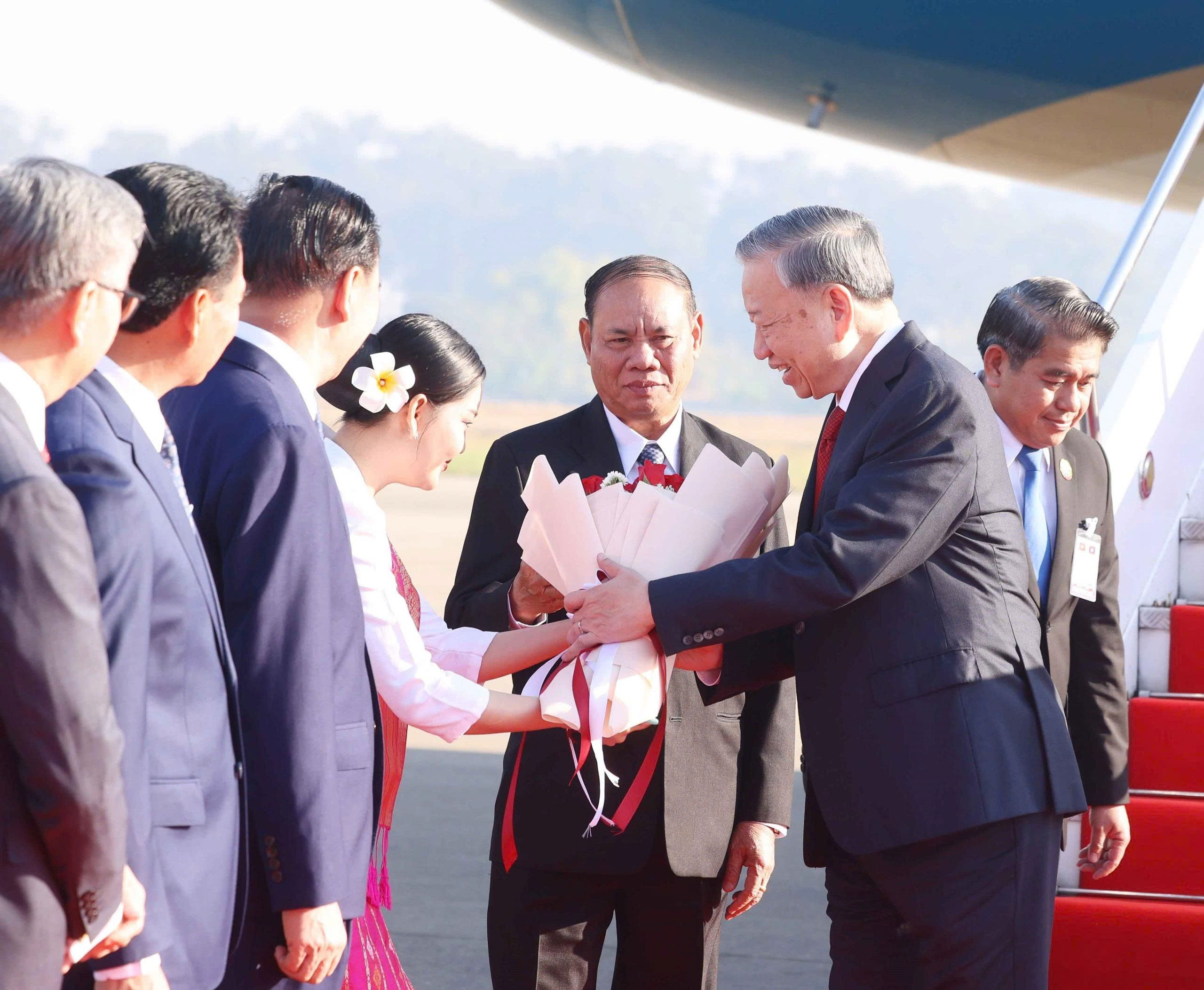 Tổng Bí thư Tô Lâm bắt đầu thăm cấp nhà nước Lào - Ảnh 2. Tổng Bí thư Tô Lâm - Ảnh 2.